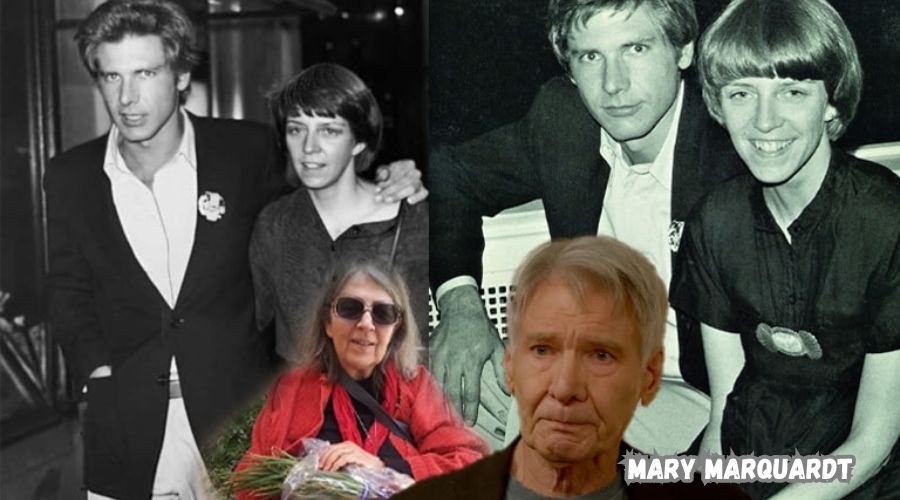 Mary Marquardt smiling during her younger years in a casual setting