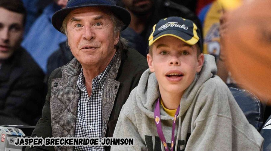 Jasper Breckenridge Johnson outdoors in casual wear.